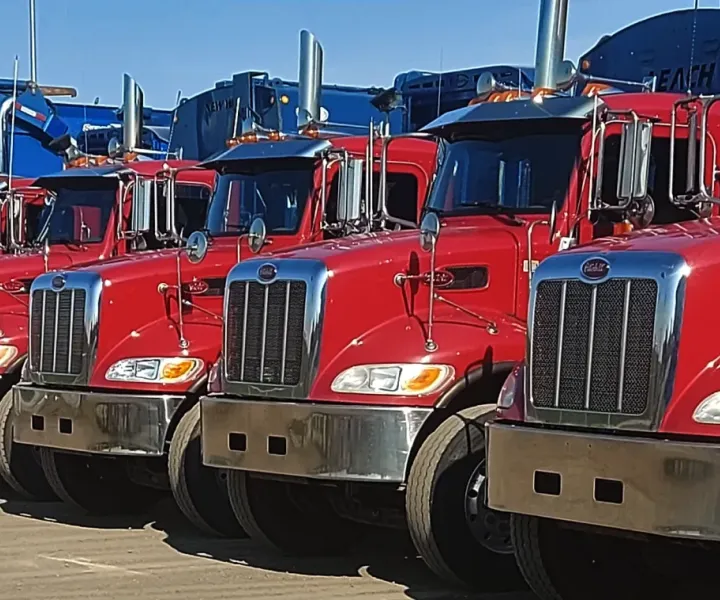 Flotte de camions